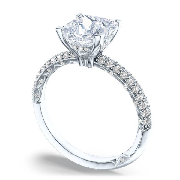 Princess Solitaire Engagement Ring - Image 3