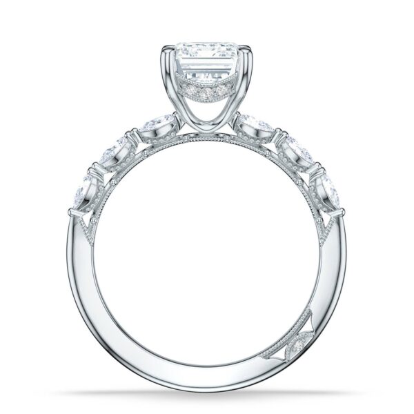 Emerald Solitaire Engagement Ring - Image 2