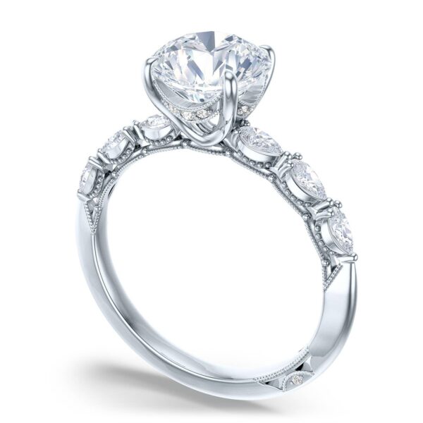 Round Solitaire Engagement Ring - Image 3