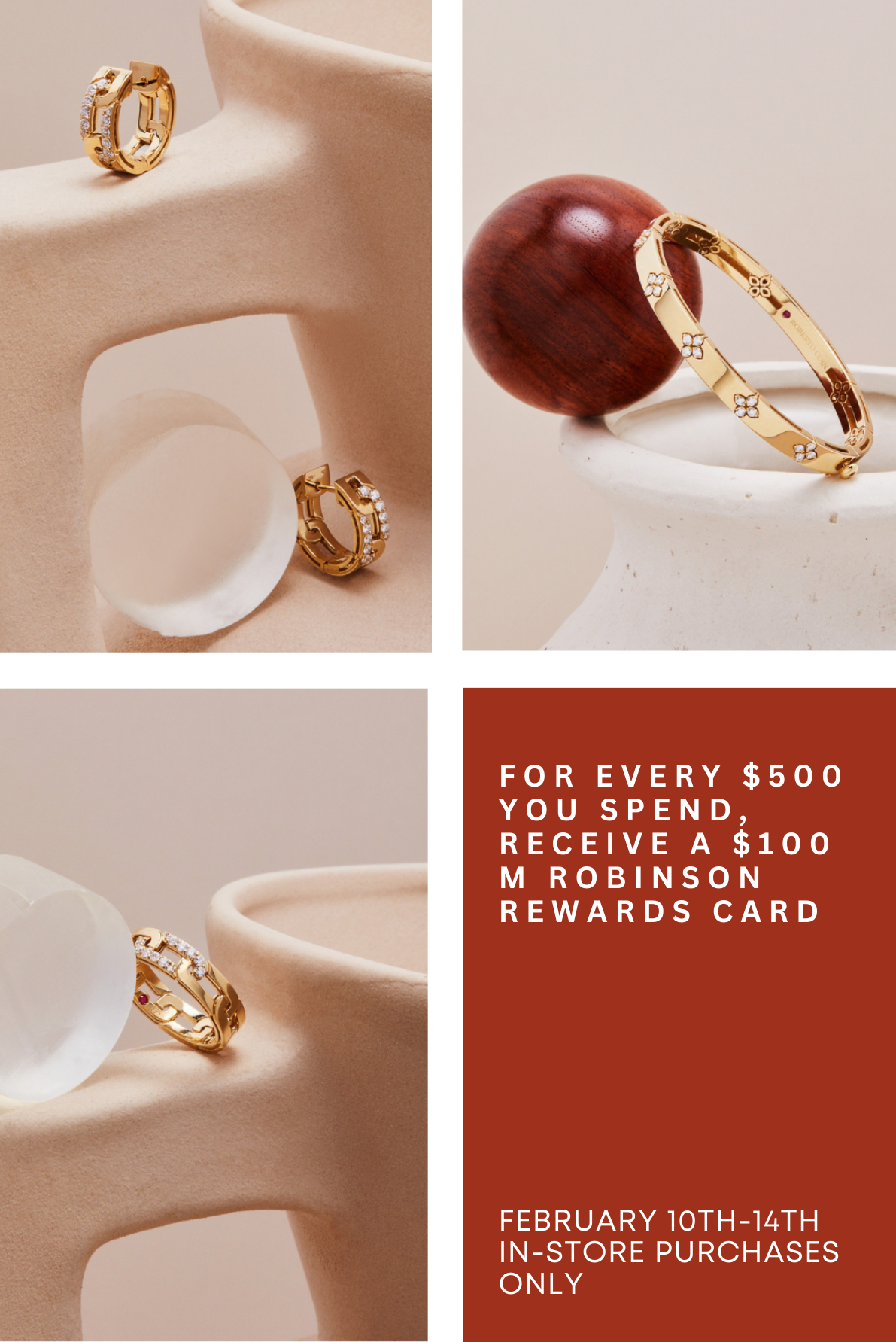 February Offerings, Spend $500 get $100
