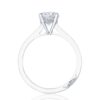 Oval Solitaire Engagement Ring - Image 2
