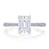 Emerald Solitaire Engagement Ring