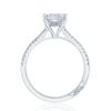 Princess Solitaire Engagement Ring - Image 2