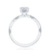 Oval Solitaire Engagement Ring - Image 2