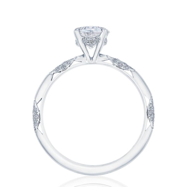 Oval Solitaire Engagement Ring - Image 2