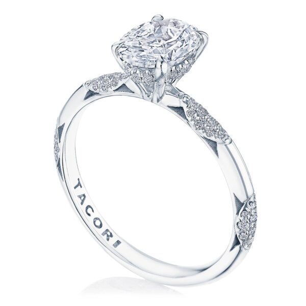 Oval Solitaire Engagement Ring - Image 3