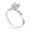 Princess Solitaire Engagement Ring - Image 3