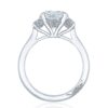 Round 3-Stone Engagement Ring - Image 2