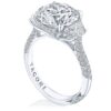 Round 3-Stone Engagement Ring - Image 3