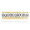 Two-Tone Finish Wedding Band