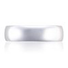 Classic Two-Tone Rounded in High Polish Finish Wedding Band