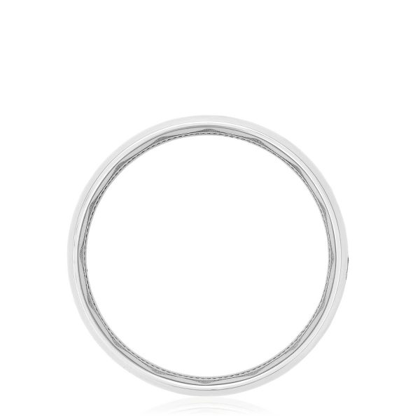 Classic Flat in Satin Finish Wedding Band - Image 2