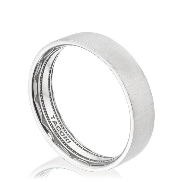 Classic Flat in Satin Finish Wedding Band - Image 3