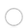 Channel Set Black Diamond in High Polish Finish Wedding Band - Image 2