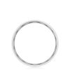 Classic Bevel Edge in Brushed Finish Wedding Band - Image 2