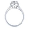 Round with Cushion Bloom Engagement Ring - Image 2