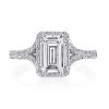 Emerald Bloom Engagement Ring