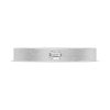 Bezel Set Diamond Wedding Band in Brushed Finish