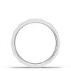 Diamond Faceted - Full Coverage Wedding Band in High Polish - 4mm - Image 2