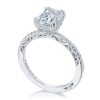 Emerald Solitaire Engagement Ring - Image 3