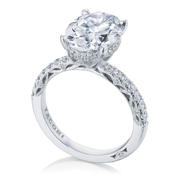 Oval Solitaire Engagement Ring - Image 3