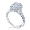 Oval Bloom Engagement Ring - Image 3