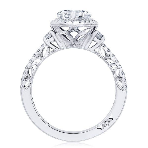 Pear 3-Stone Engagement Ring - Image 2