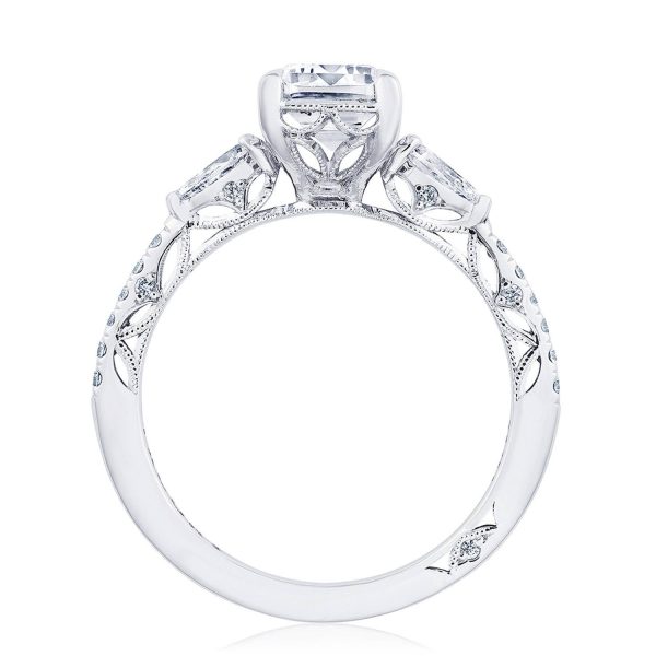 Emerald 3-Stone Engagement Ring - Image 2