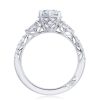 Oval 3-Stone Engagement Ring - Image 2