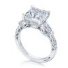 Princess 3-Stone Engagement Ring - Image 3
