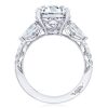 Round 3-Stone Engagement Ring - Image 2