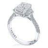 Oval 3-Stone Engagement Ring - Image 3