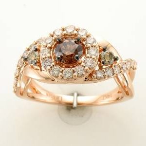 14K R/G RING 1.30 DIA