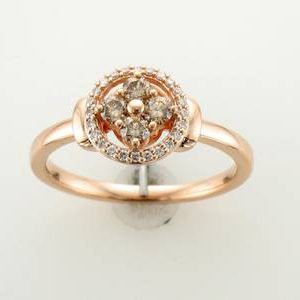 14K R/G RING 0.35 DIA