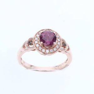 14K R/G RING 0.16 DIA 0.90 RH |H|