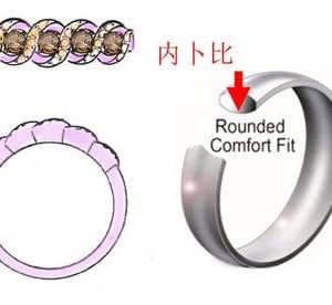 14K R/G RING 0.65 DIA