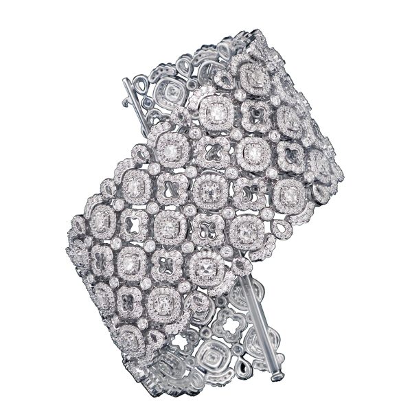 Christopher Designs Crisscut Diamond Bracelet