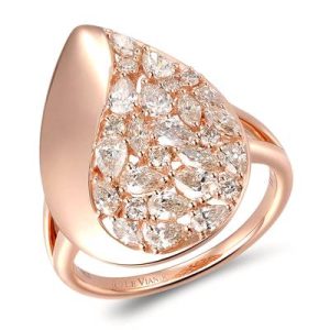 14K R/G RING 1.27 DIA