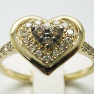14K Y/G RING 0.45 DIA