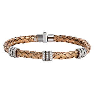 Bangle in 18k Gold with Diamonds