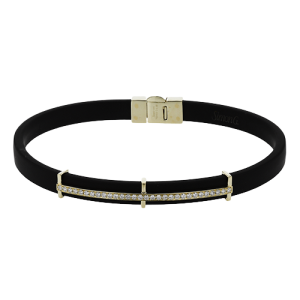 Gent Bracelet in 14k Gold with Diamonds