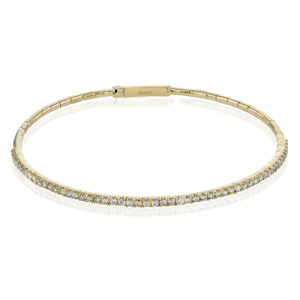 Bangle in 18k Gold with Diamonds