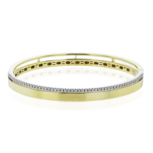Bangle in 18k Gold with Diamonds