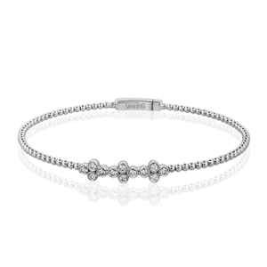 Bangle in 18k Gold with Diamonds