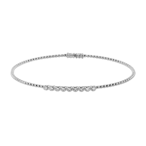 Bangle in 18k Gold with Diamonds