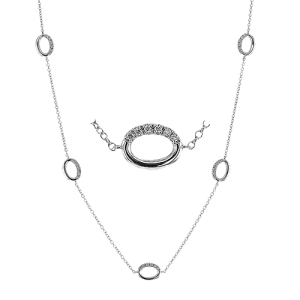 Necklace in 18k Gold with Diamonds