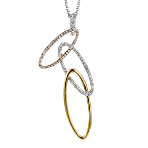 Pendant in 18k Gold with Diamonds