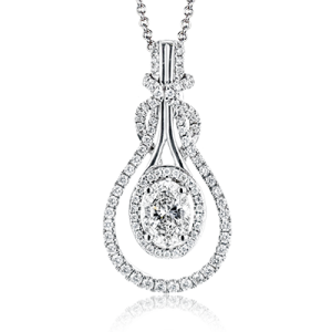Pendant in 18k Gold with Diamonds