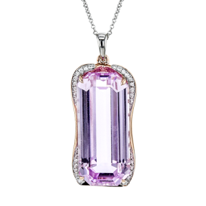 Color Pendant in 18k Gold with Diamonds