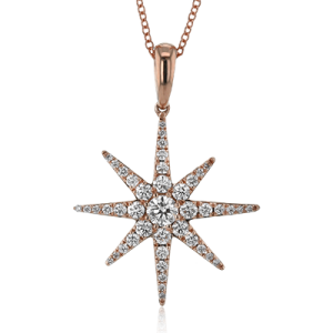 Pendant in 18k Gold with Diamonds